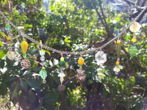 Beaded Fairy Garland, Candy Rainbow – Fairy Garden Accessory BB-13 - GardenFairies.ca