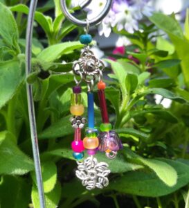 Fairy Wind Chime, Multi-Color - Fairy Garden Accessory WC-113 - GardenFairies.ca